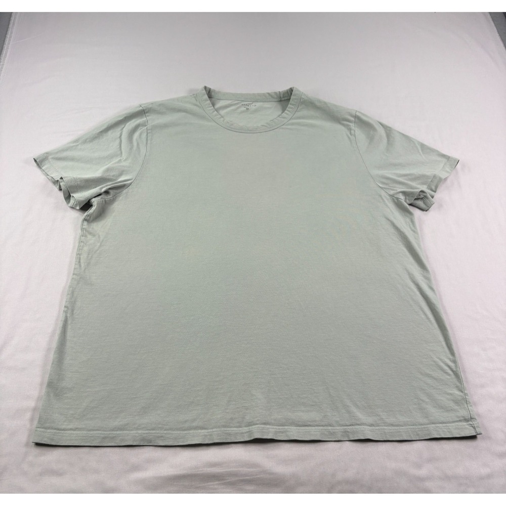 Mott & Bow Shirt Mens 2XL Gray Green Crew Neck Short Sleeve Tee